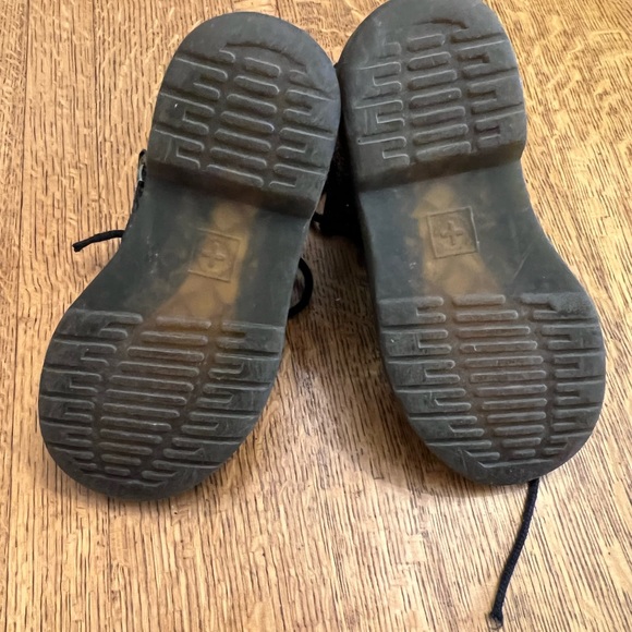 Doc marten black sparkle boots size 12 - Picture 3 of 5